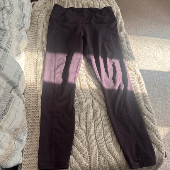Plum Gaiam High-Waisted Leggings SzM - Picture 2 of 6